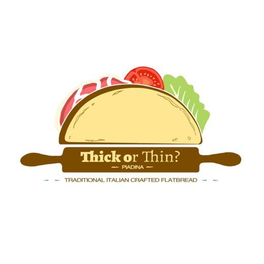 Thick or Thin? Piadina  logo